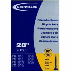 Chambre à Air Vélo Schwalbe 700 / 28 / 29 Pouces 21 Chambre à Air Vélo Schwalbe 700 / 28 / 29 Pouces -Par taille Soldes chambre a air 700 x 18 28c valve presta longue schwalbe full