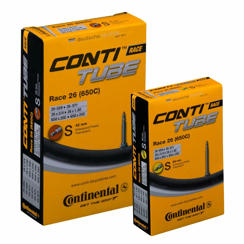 Chambre à Air Presta 650C Contitube Race Continental 3 Chambre à Air Presta 650C Contitube Race Continental