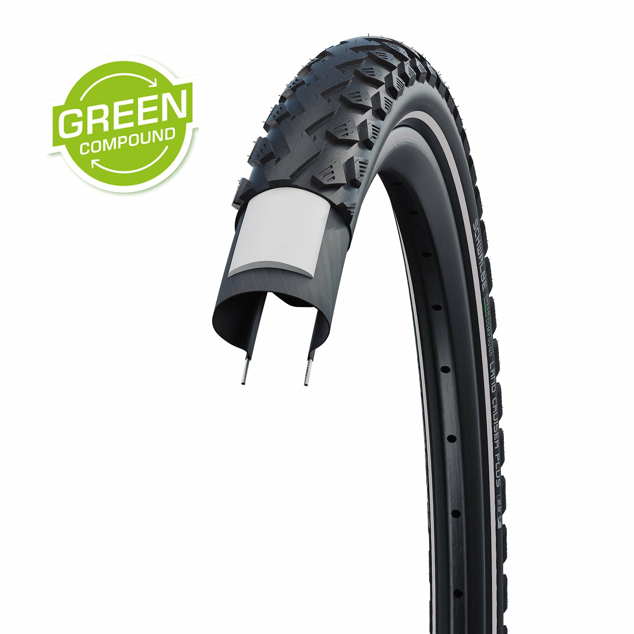 Pneu Vélo Schwalbe Land Cruiser Plus Greencompound 700 3 Pneu Vélo Schwalbe Land Cruiser Plus Greencompound 700