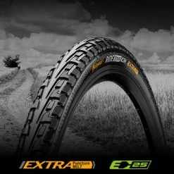 Pneu Vélo Tout Chemin 26 X 1.75 Ride Tour Continental -Par taille Soldes pneu velo tout chemin 26 x 1 75 ride tour continental full 4