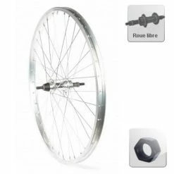 Brandless Roue Arrière 24 Pouces à Roue Libre Pour Vélo Junior