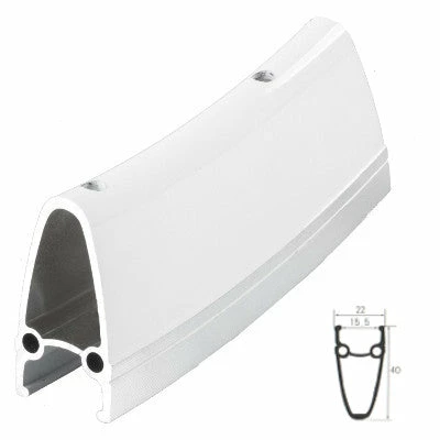 M-Wave Roue De Vélo Avant Blanche 700 Route 6 M-Wave Roue De Vélo Avant Blanche 700 Route – Image 4