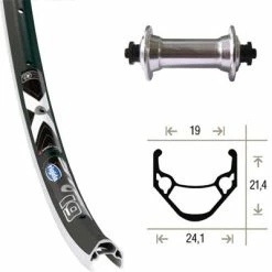 Roue Vélo Avant 28 Pouces Serrage Rapide Rigida -Par taille Soldes roue velo avant 28 pouces serrage rapide rigida full 2