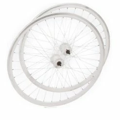 Point Roues Avant Arrière Blanches Moyeu Flip Flop Fixie Single Speed